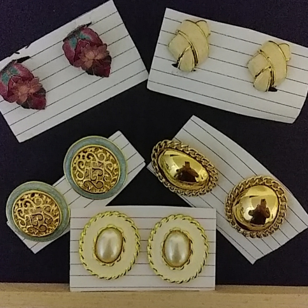 Clip on earrings
